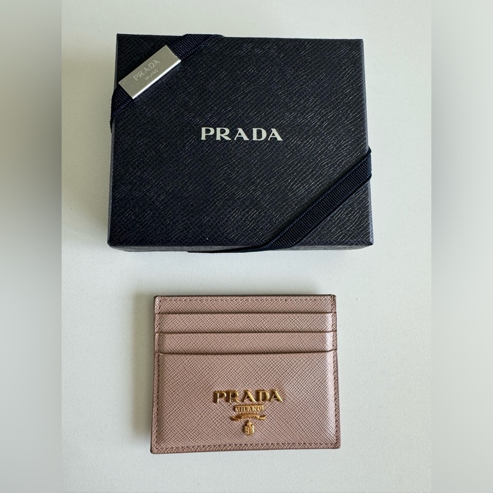 Prada Saffiano Leather Card Holder